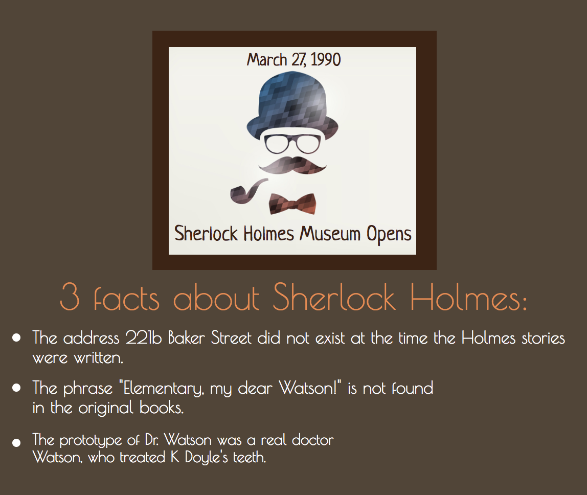 Sherlock Holmes facts img