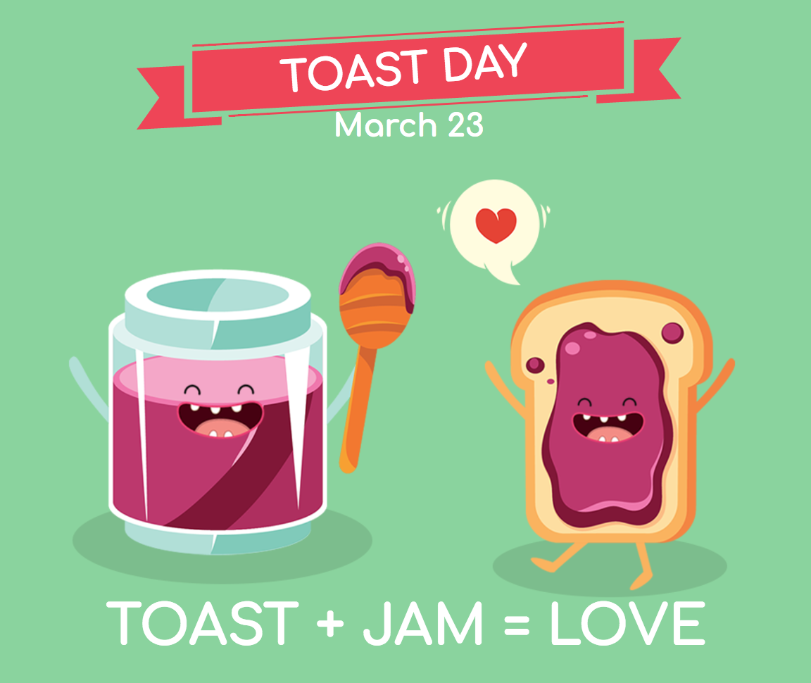 Toast day image