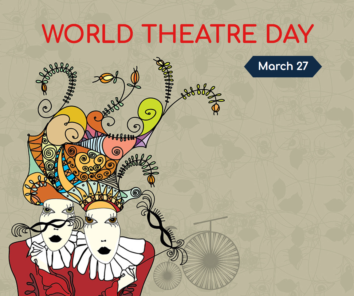 world theatre day image