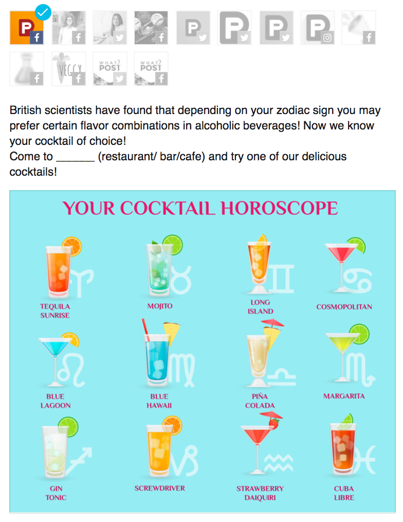 cocktail horoscope image