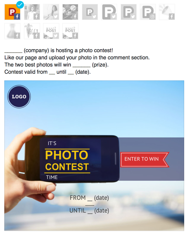 photo contest example