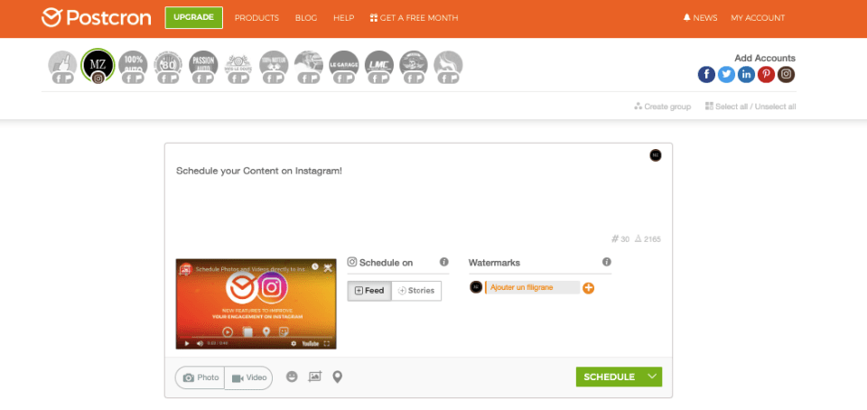 Postcron. One of The Best Social Media Management Tools