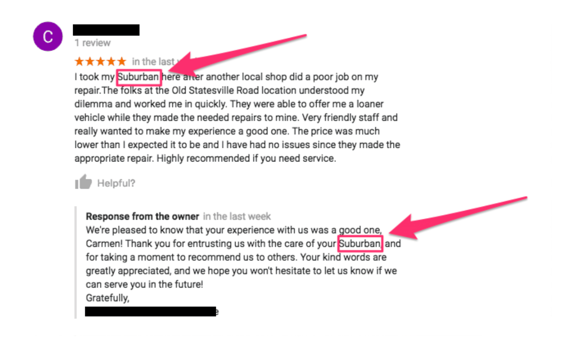 how to respond to positive reviews examples